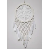 Yıldız Motifli Ekru Renk Büyük Boy Düş Kapanı Duvar Dekoru - 3