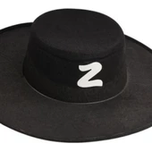 Zorro Şapka Maske Set Yetişkin thumbnail 2