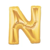 Altın Sarısı Folyo Harf Balon - 1