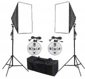 Deyatech Softbox 5 Duylu 50x70 Paraflaş Süreklı Video Işık Seti - 1