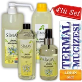 SİMAV Termal Sulu Limon Kolonyası Seti - 4'lü - 1