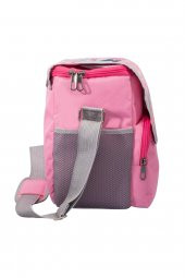 Soğuk ve Sıcak Tutan Yalıtımlı İzolasyonlu Yiyecek İçecek Çantası Termal Termos Buz Aküsü Hediyeli Pembe - 5