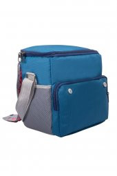 Soğuk ve Sıcak Tutan Yalıtımlı İzolasyonlu Yiyecek İçecek Çantası Termal Termos Buz Aküsü Hediyeli Çiçekli - 11