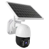 Solar Panelli Su Geçirmez Gece Görüş Destekli Wifi Bağlantılı Güvenlik Kamerası - 1