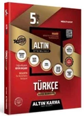 Altın Karma 5.Sınıf Türkçe Altın Etkinlikli Kazanım Soru Bankası - 1