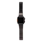 Gpack Apple Watch 4 5 44mm Kordon Metal Kordon ve Sert Kasa Koruyucu KRD126 - 2