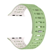 Gpack Apple Watch Series 3 4 5 44mm Kordon Oval Delikli Silikon Strap KRD124 - 7