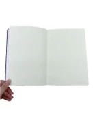 Victorias Sert Kapaklı Noktalı Bloknot Çiçekli Turuncu No:3 - 3