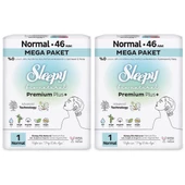 Sleepy Bio Natural Premium Plus Hijyenik Ped Mega Paket Normal 46x2 (92 Adet) - 2