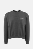 Bisiklet Yaka Oversized Fit Next Unisex Sweatshirt Antrasit - 1