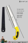 Lz-k13 Budama Makası Budama Testeresi Gül Dal Budama Ve Aşı Çakısı Bıçağı 4 Lü Set - 4
