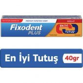 Fixodent Diş Protez Yapıştırıcı Krem Güçlü Tutuş 40 gr - 1