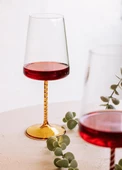The Mia Edera Şarap Kadehi Sarı 500 ml - 2