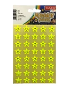 Tanex Fosforlu Sarı Yıldız Sticker 2 Sayfa Tnx-304 - 3 adet - 1