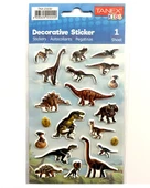 Tanex Kabartmalı Sticker Dinazor Serisi-1 Tnx-25090 - 1