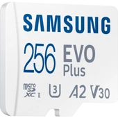 Samsung Evo Plus 256GB Microsd Hafıza Kartı A2 V30 4K 160 MB/S - 1