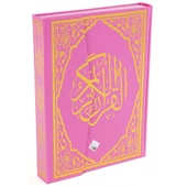 Haktan Yayınları Rahleboy Bilgisayar Hatlı Diyanet Mühürlü Kuranı Kerim Pembe - 1