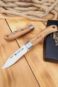 Ceviz Sap Çakı Kamp Çakısı Outdoor Piknik Çakısı Bahçe Çakısı Mutfak Bıçak Bıçağı (ÇK115) - 1