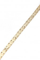Yıldız Desen Gold Bayan Çelik Bileklik - 2
