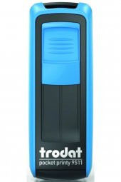 Trodat Cep Kaşe P4 38x14 MM Mavi,Mavi Keçe 9511 - 1