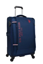 U.S. Polo Assn. Valiz Orta Boy Kumaş Valiz Lacivert thumbnail 1