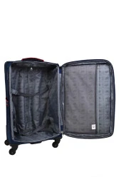 U.S. Polo Assn. Valiz Orta Boy Kumaş Valiz Lacivert thumbnail 5