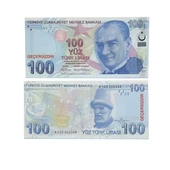 100 Tl 50 Adet Geçersiz Sahte Para Düğün Parası - 1