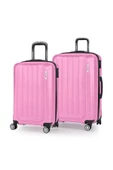 Spring Model Pembe Renk 2'li Valiz Seti Kabin + Orta - 1