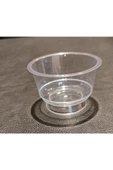Sunum Kasesi  Magnolya Dondurma Puding Tatlı Meze Salata Cup Kabı Sert Plastik Mika Sunumluk - 2