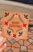 Yılbaşı Tebrik Kartı - Not Kartı -Özel gün 4 Lü Set - Merry Christmas - Happy New Year - 4