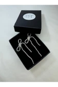 pinterest taşlı fiyonk küpe - 2