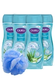 Duru Moods Deniz Mineralleri & Aloe Vera Duş Jeli Duş Lifi Ile Birlikte 4x450ml - 1