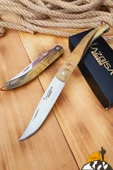 Kemik Sap Çakı Kamp Çakısı Outdoor Piknik Çakısı Mutfak Bıçak Bıçağı ( Vlz-p01 ) - 1