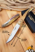 Kemik Sap Çakı Kamp Çakısı Outdoor Piknik Çakısı Mutfak Bıçak Bıçağı ( Vlz-p01 ) - 4