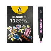 Adel Bl Fosforlu Kalem P.Pembe 10'Lu 2201000134000 thumbnail 1