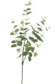 Nettenevime Yapay Çiçek Yeşil Okaliptus 90cm 5Dallı Uzun Dal Eucalyptus thumbnail 1