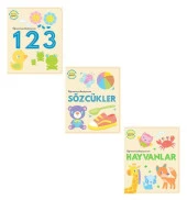 Öğrenmeye Başlıyorum 123 + Harfler + Hayvanlar Ciltli Sert Yaprak - 1