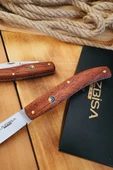 Ceviz Sap Çakı Kamp Çakısı Outdoor Piknik Çakısı Bahçe Çakısı Mutfak Bıçak Bıçağı (ÇK128) - 3
