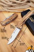 Zeytin Sap Kamp Çakısı Outdoor Piknik Çakısı Bahçe Çakısı (ÇKX-726) - 4
