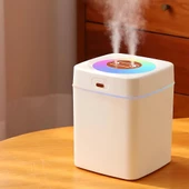 Coofbe Çift Nozzle Sessiz Rgb Işıklı 3LT Hava Nemlendirici Ev Ofis Ultrasonic Nemlendirici Humidifier - 1