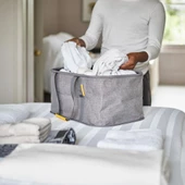 Joseph Joseph 50033 Tota 60 Litre Çamaşır Sepeti ve Torba Seti - Gri thumbnail 3