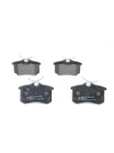 Mga Citroen C2 2003-2009 Tırnaklı Tip Arka Fren Balatası Takım - 4