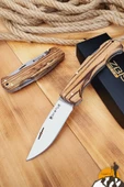 Zeytin Sap Kamp Çakısı Outdoor Piknik Çakısı Bahçe Çakısı (ÇKX-726) - 1