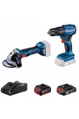 Gws 180-LI + GSB 185-LI 4.0Ah+2.0Ah Karton Kutu thumbnail 1