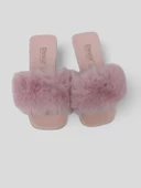 Pembe Peluş Kadın Terlik 40 numara - 2
