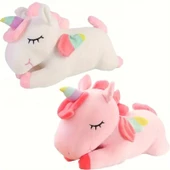 UNİCORN 25 CM TEK BOYNUZLU AT PELUŞ SQUİSHMALLOWS DOĞUM GÜNÜ HEDİYELİK OYUNCAK - 1