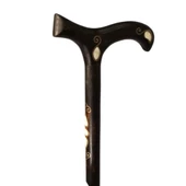 Sedef ve Telkari İşlemeli İnce Baston No1 - 2