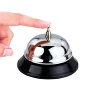 Masaüstü Dekoratif Otel Resepsiyon Görevli Çağırma Zili Çanı - 5