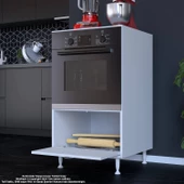 Modilayn UTKU Ankastre Fırın 1 Alt Kapaklı Dolap - 3