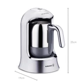 Korkmaz Kahvekolik Dayanıklı  Otomatik Kahve Makinesi Inox A860-13 - 2